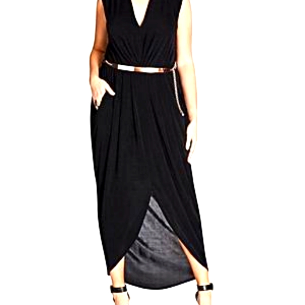 City Chic Trendy Jersey Maxi Dress